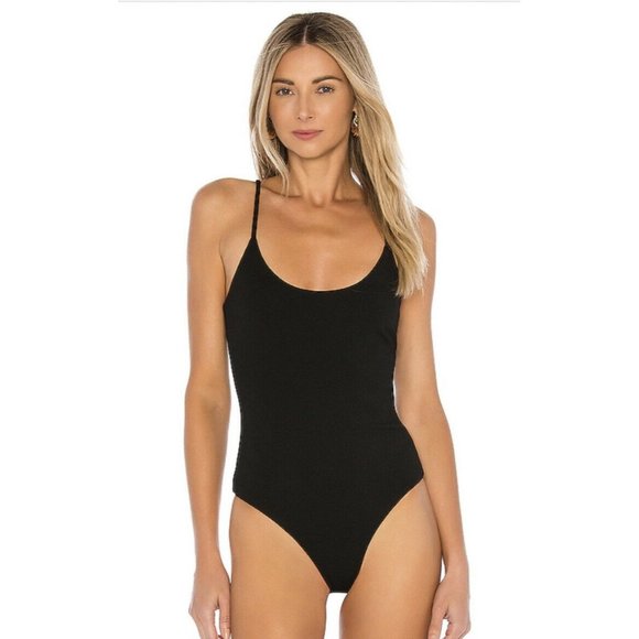 Lovers + Friends Supernova Bodysuit Black Basic XS - Picture 1 of 5